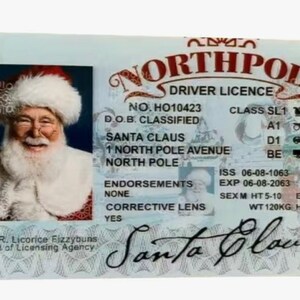 Carte d'identité du Père Noël