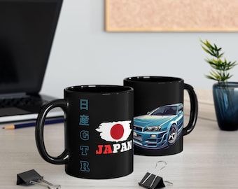 Nissan GTR R34 Mug: JDM Japanese Car Enthusiast Gift
