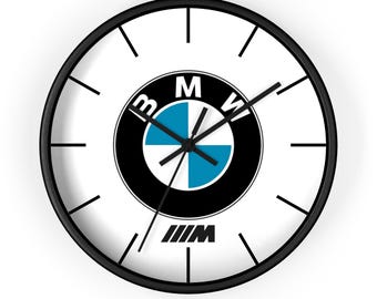 BMW Enthusiast Wall Clock: Custom Design Home Decor