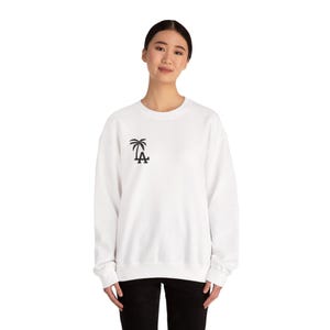 Los Angeles Sweatshirt Unisex | Vintage LA Graphic Streetwear | Cozy Minimalist Crewneck Pullover | Gift for Him or Her