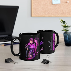 Valorant Reyna Charakter Keramikbecher: Gamer Geschenk