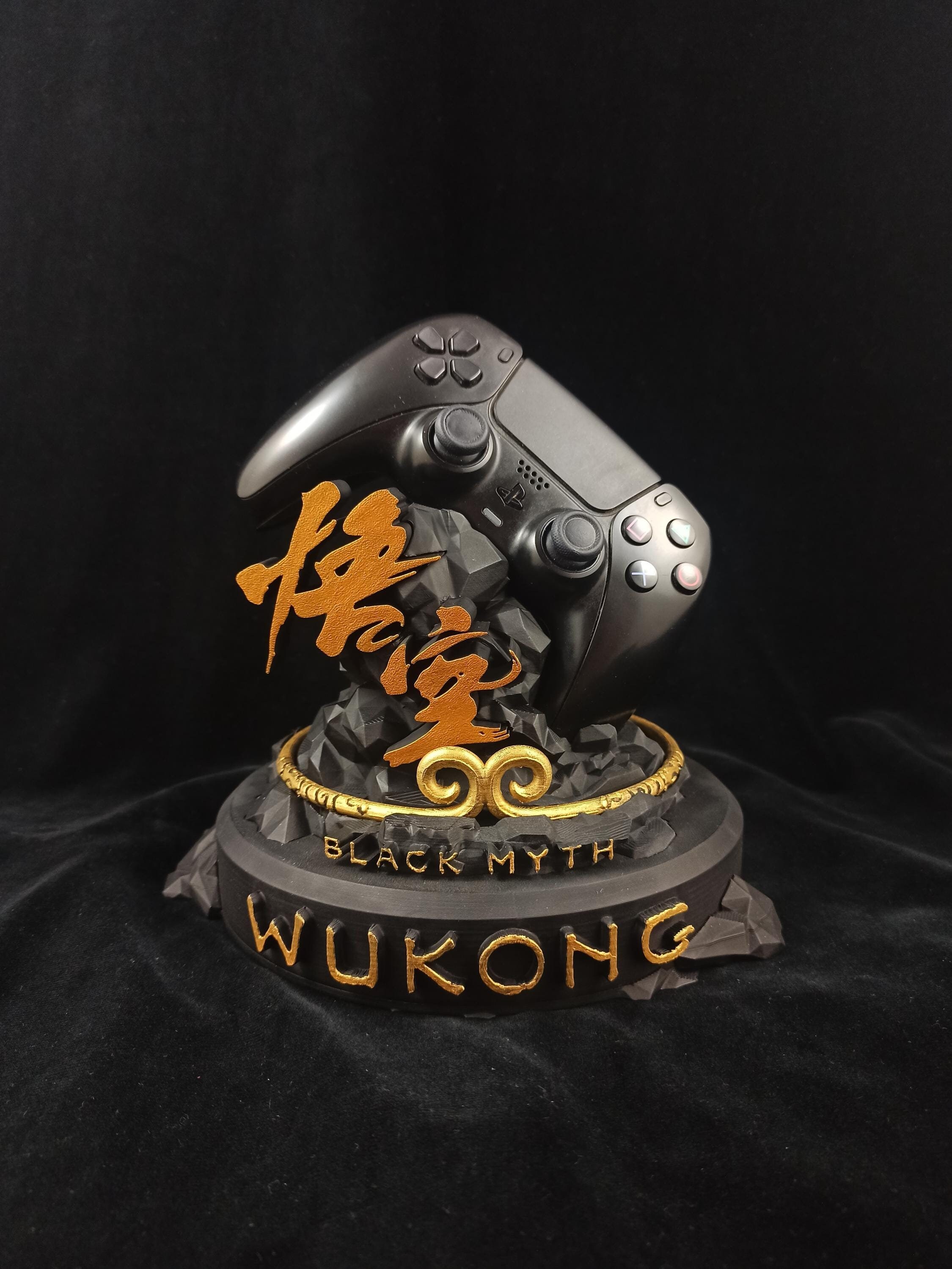 Black Myth Wukong Dualsense Controller Stand Hand Painted
