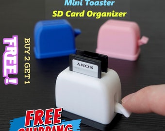 Mini Toaster SD Card Organizer