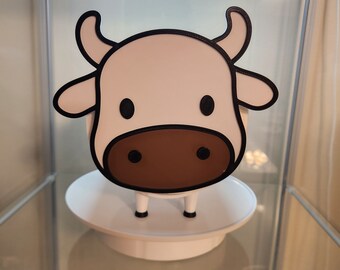 Adorable Cow Toilet Paper Holder Decor!