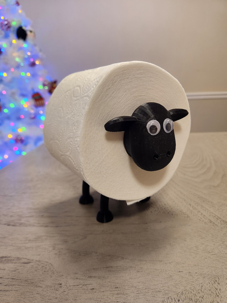 Shaun the Sheep Toilet Paper Holder Cute Washroom Decor image 4