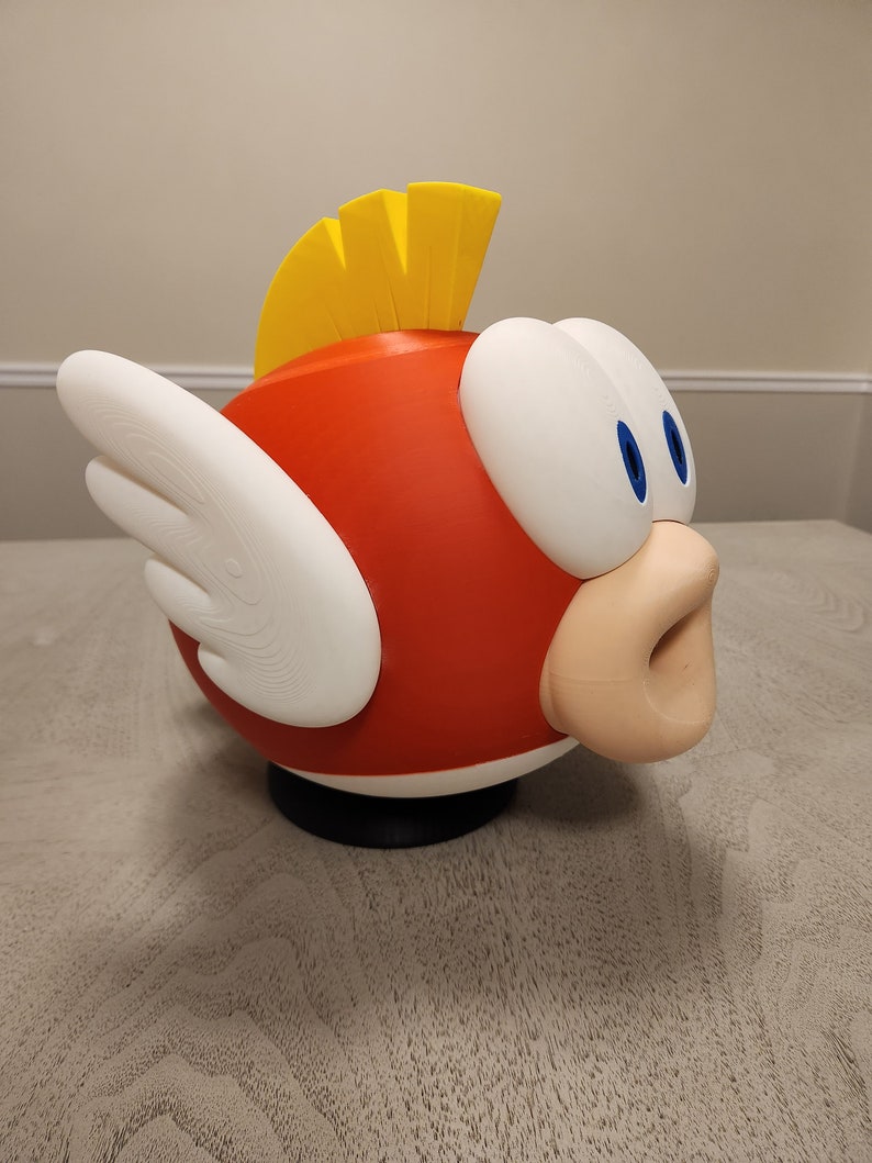 Super Mario Bros Cheep Cheep With Stand Etsy