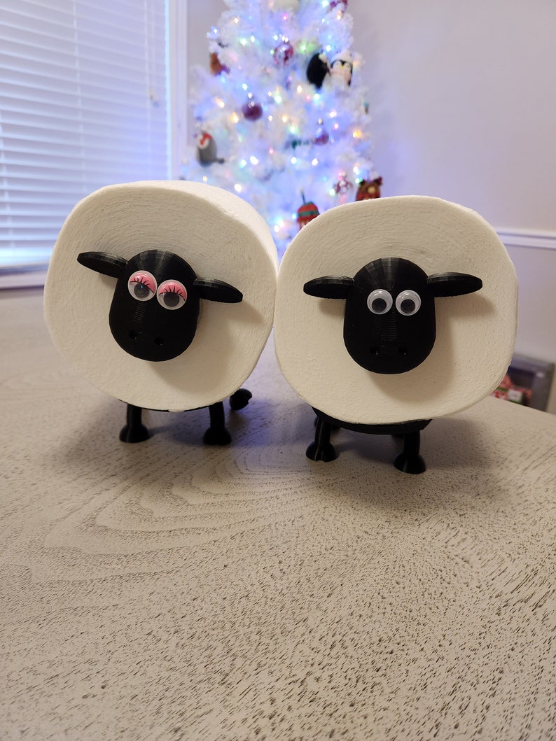 Shaun the Sheep Toilet Paper Holder Cute Washroom Decor image 6