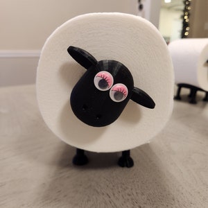 Shaun the Sheep Toilet Paper Holder Cute Washroom Decor image 2