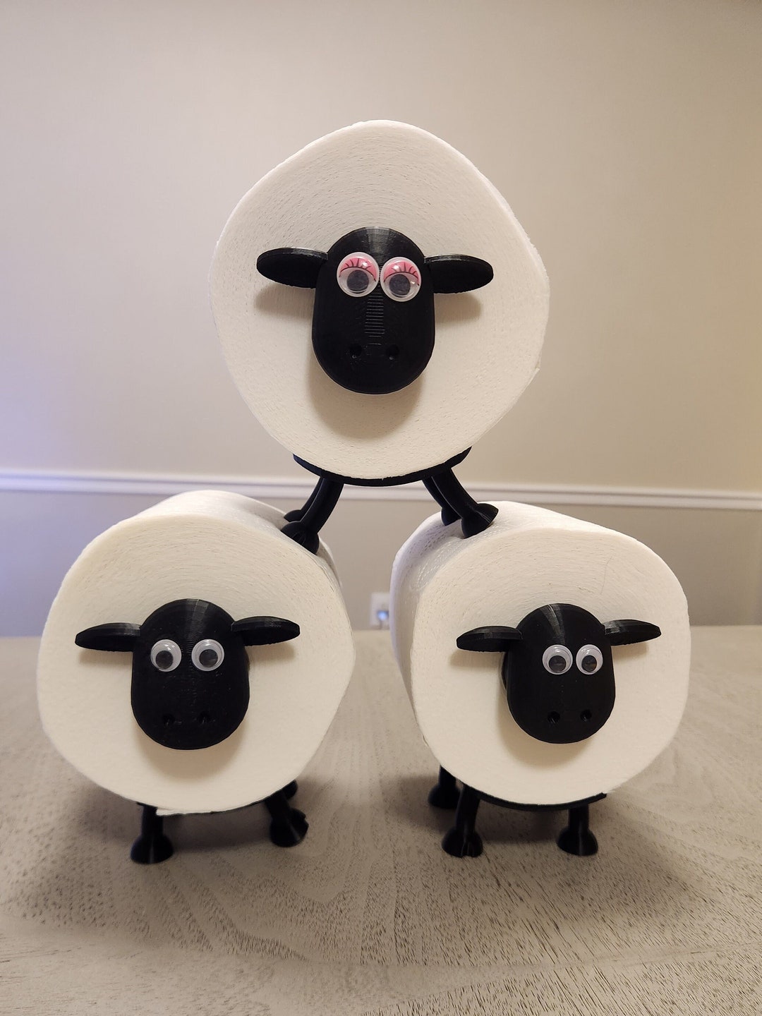 Shaun the Sheep Toilet Paper Holder Cute Washroom Decor Etsy