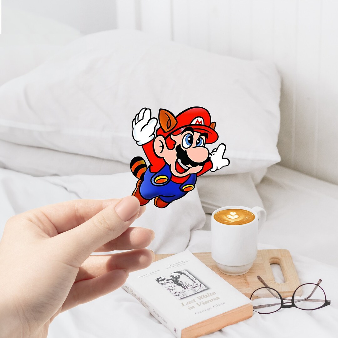 Tanooki Mario Vinyl Sticker - Etsy