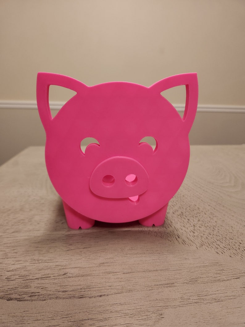 Cute Pig Toilet Paper Holder Washroom Decor Etsy UK