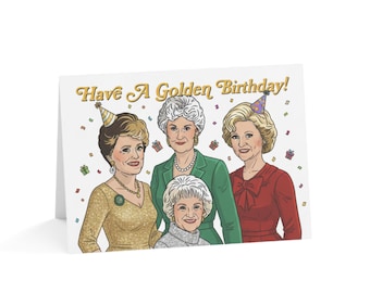 Golden Girls Birthday Greeting Card, Cheesecake Charm