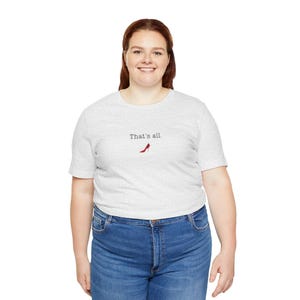 That's All-T-shirt, Devil Wears Prada-shirt, uniseks jersey T-shirt met korte mouw afbeelding 17