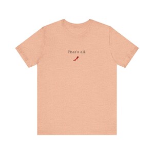 That's All-T-shirt, Devil Wears Prada-shirt, uniseks jersey T-shirt met korte mouw afbeelding 9