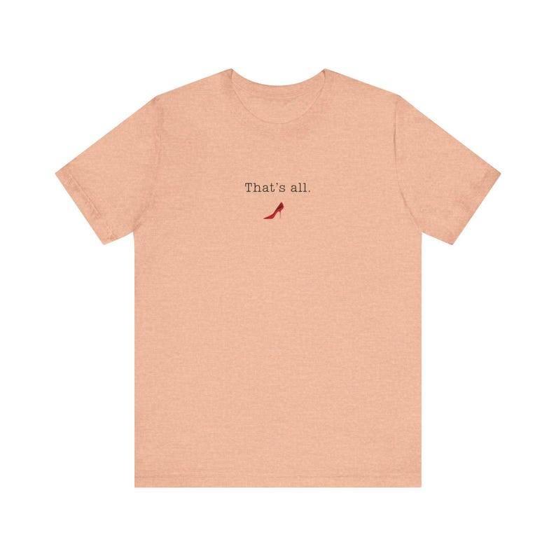 That's All-T-shirt, Devil Wears Prada-shirt, uniseks jersey T-shirt met korte mouw afbeelding 9