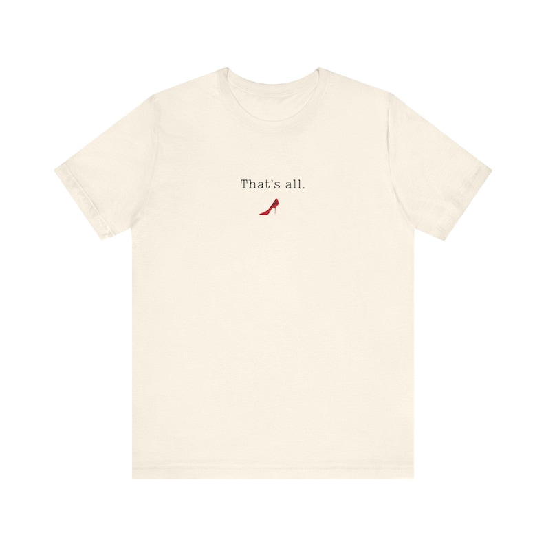 That's All-T-shirt, Devil Wears Prada-shirt, uniseks jersey T-shirt met korte mouw afbeelding 6