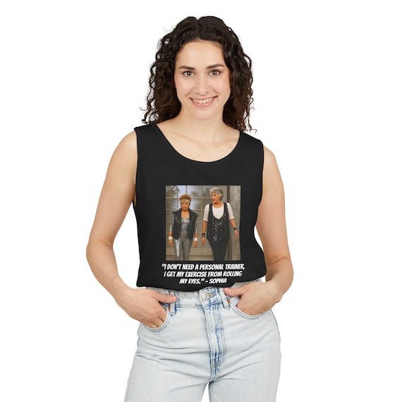 Dorothy & Blanche Workout Tank Top, Golden Girls Shirt, Funny Golden Girls
