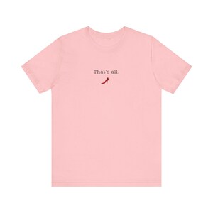 That's All-T-shirt, Devil Wears Prada-shirt, uniseks jersey T-shirt met korte mouw afbeelding 8