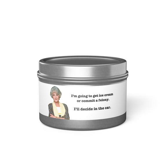 Golden Girls Inspired Candle - Light Up Your Room with Dorothy's Essence, 4 oz or 8 oz