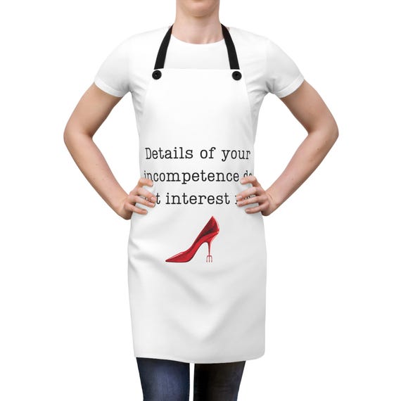 The Devil Wears Prada Apron, Funny Kitchen Apron