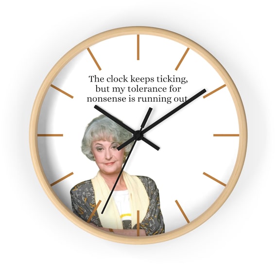 Golden Girls Wall Clock, Golden Girls Home Decor