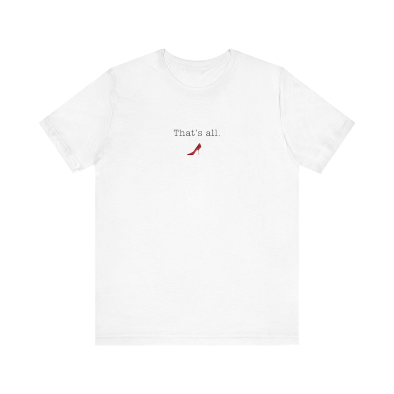 That's All-T-shirt, Devil Wears Prada-shirt, uniseks jersey T-shirt met korte mouw afbeelding 3