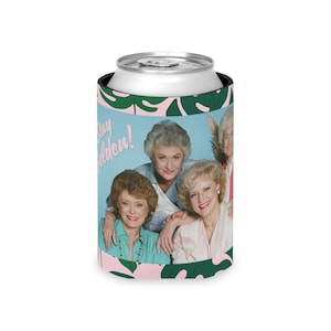 Golden Girls Koozie, Can Cooler (Regular Can 3.5&quot; x 4.3&quot;), Stay Golden Koozie