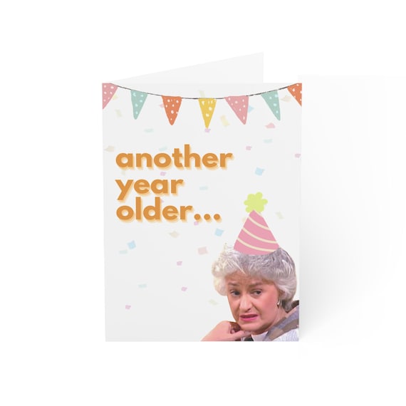 Cheeky Golden Girls Birthday Card - Set of 1, 10, or 30 Pieces, Shady Pines Birthday Card