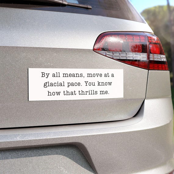 The Devil Wears Prada Car Magnet, Glacial Pace Magnet, Car Magnets