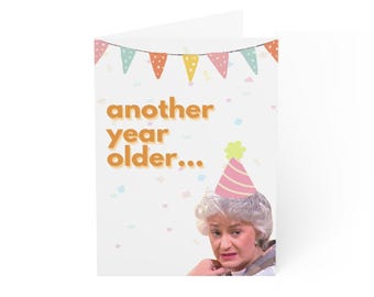 Golden Girls Birthday Card: Shady Pines Humor (1, 10, and 30 pcs)