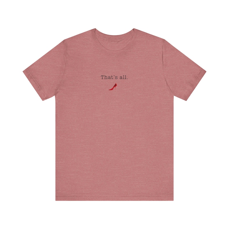 That's All-T-shirt, Devil Wears Prada-shirt, uniseks jersey T-shirt met korte mouw afbeelding 5