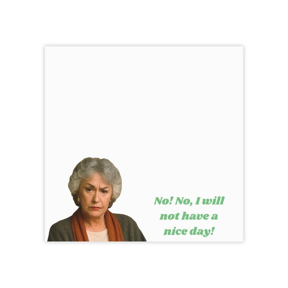 Golden Girls Sticky Notes, Dorothy Zbornak Note Pad, Post-it® Note Pads