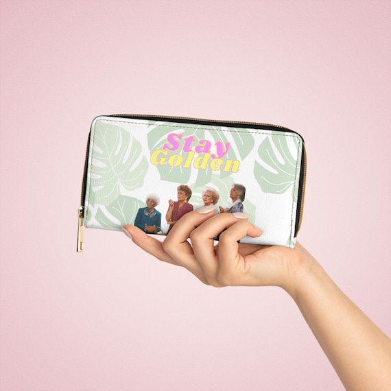Golden Girls Wallet, Stay Golden Wallet, Zipper Pouch, Golden Girls Accessories