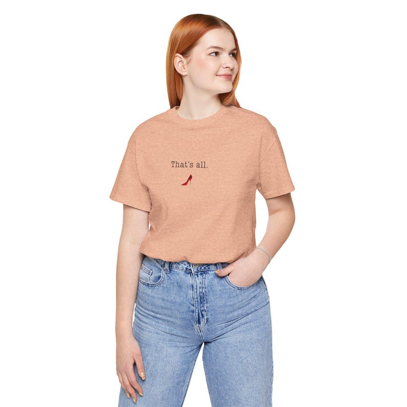 That's All-T-shirt, Devil Wears Prada-shirt, uniseks jersey T-shirt met korte mouw afbeelding 18