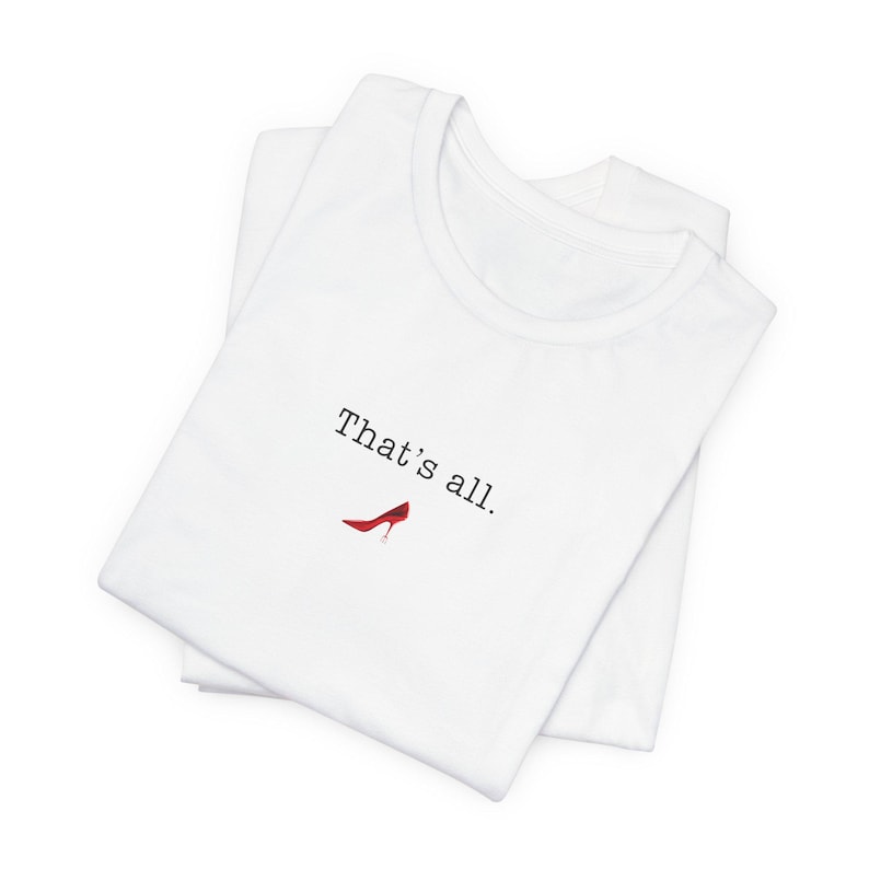 That's All-T-shirt, Devil Wears Prada-shirt, uniseks jersey T-shirt met korte mouw afbeelding 1