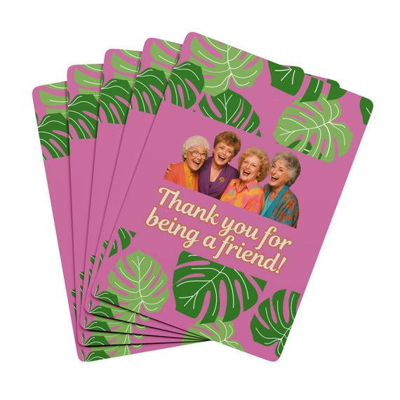 Golden Girls Playing Cards, Poker Playing Cards, Card Deck