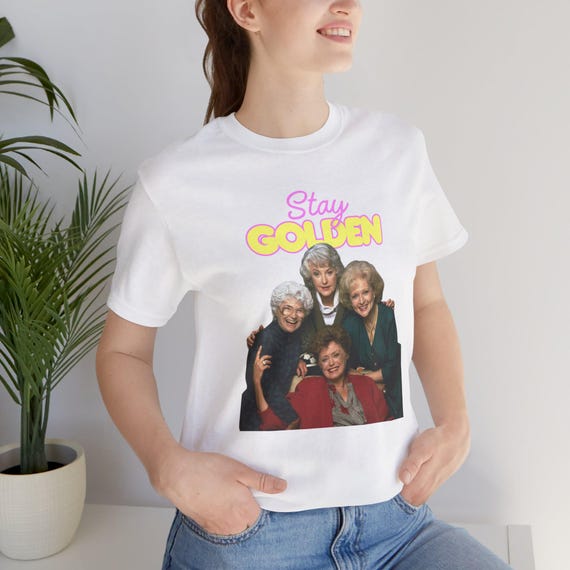 Stay Golden in this Golden Girls Tee - Vintage TV Show Shirt for Fans of the 80s & 90s