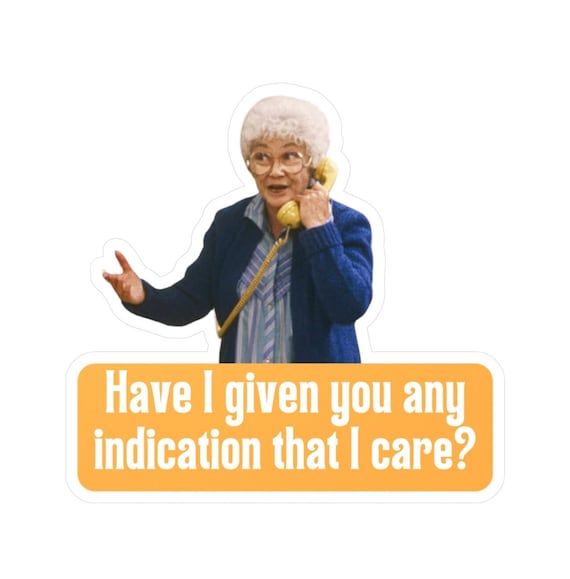 Sophia Sticker, Golden Girls Sticker, Sophia Petrillo