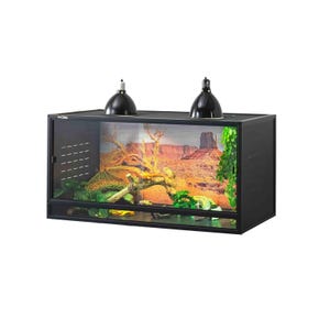 Wybieg dla gadów z PVC 44x20x20 – 76-galonowy zbiornik do hodowli brodatych agam i węży