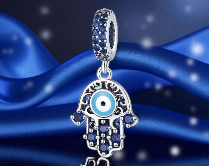 Sterling Silver Eye Charm For Pandora Bracelet