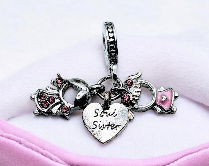 Sterling Silver Soul Sister For  Bracelet