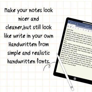 Font Bundle,handwritten Font,digital Note Font,neat Handwriting Font ...