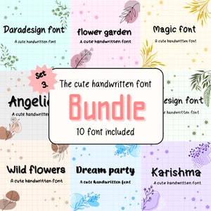 Font bundle,Handwritten font,Digital note font,neat handwriting font,cute handwritten font,clean notability planner,Realistic font | set.3