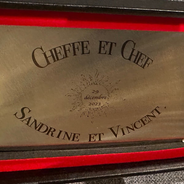 Couteau de chef, couteau de cuisine personnalisé