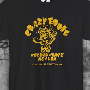 Crazy Eddie's NYC Vintage Punk T-shirt - retro jaren 90 katoenen uniseks T-shirt