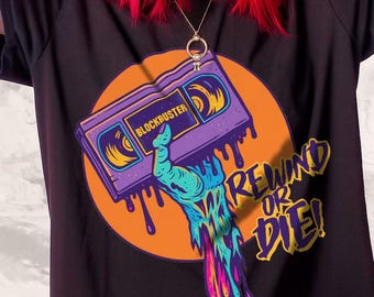 VHS Analog Horror Retro 90's T-shirt: Unisex Tee Comfort Colors