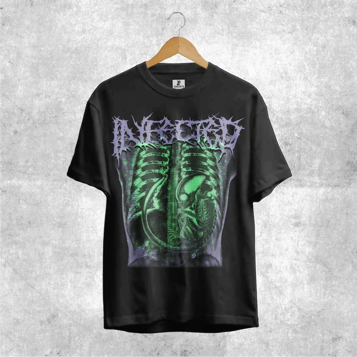 Alien Baby X-ray T-shirt: UFO Y2K Unisex Tee Comfort Colors CHICHI'S - Etsy