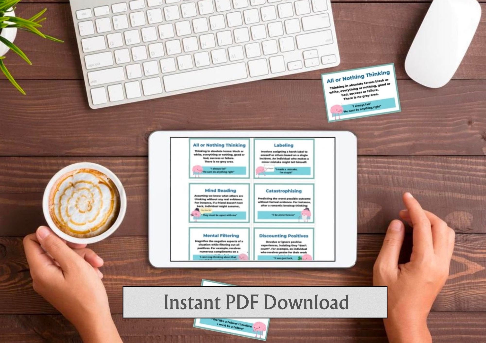 Right Path Coaching Cards.pdf Cognitive Distortions Limiting Beliefs Inner Voice Personal Development ...
