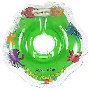 Original Babyswimmer swimming ring green size 3-12 kg baby swimming aid