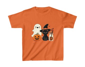 Halloween t shirt for kids - Halloween Countdown - Boys Halloween Shirt - Spooky Kids Clothing - Halloween Cat T shirt -Spooky Halloween Tee